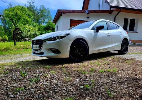 mazda Mazda 3 cena 62900 przebieg: 102000, rok produkcji 2017 z Węgrów